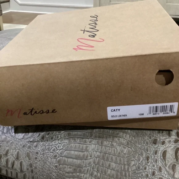 Matisse Gold Leather Boots Brand New size 10 M - Picture 5 of 6